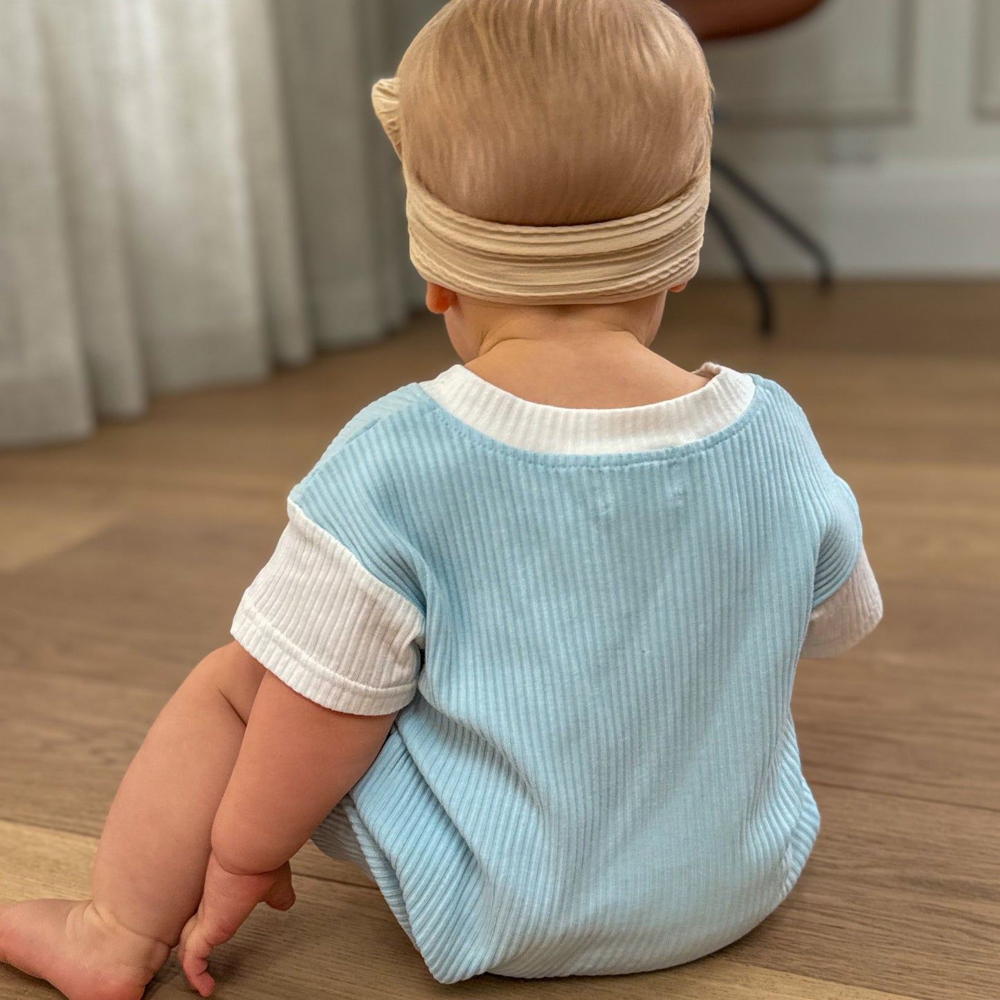Levi Romper Blue