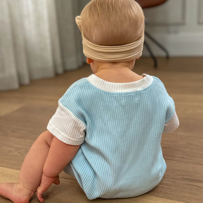 Levi Romper Blue